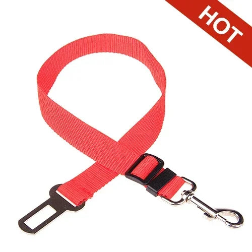 Cinturón de seguridad ajustable para mascotas – Clip para arnés