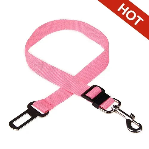 Cinturón de seguridad ajustable para mascotas – Clip para arnés