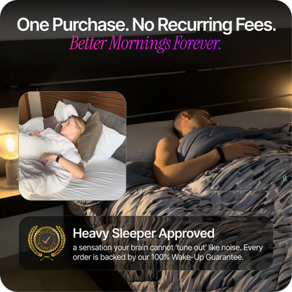Wakeband™ - Wakes you. Not the room.