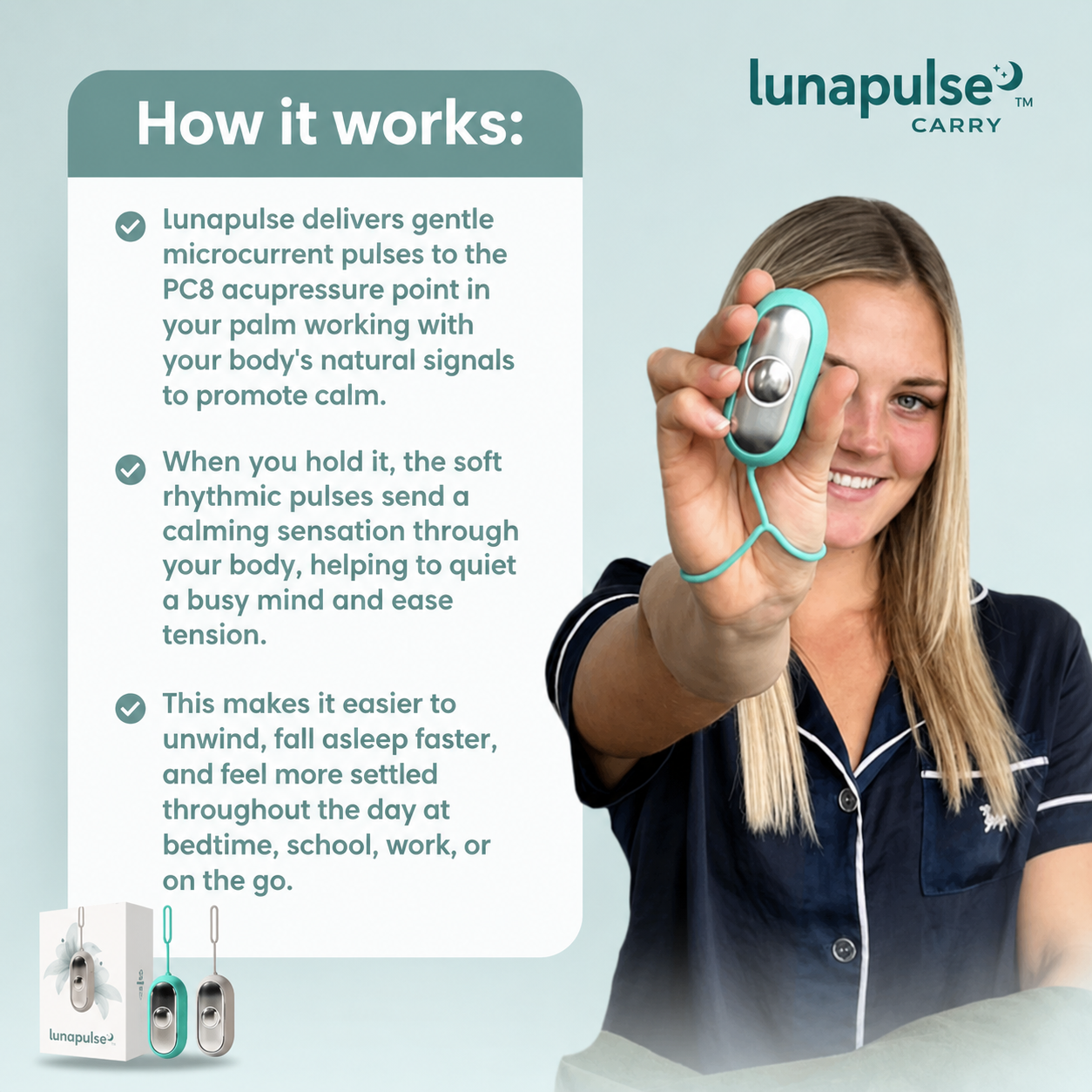 Lunapulse™-Quiet Your Mind. Reclaim Your Nights.