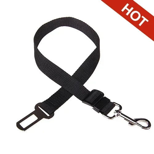 Cinturón de seguridad ajustable para mascotas – Clip para arnés